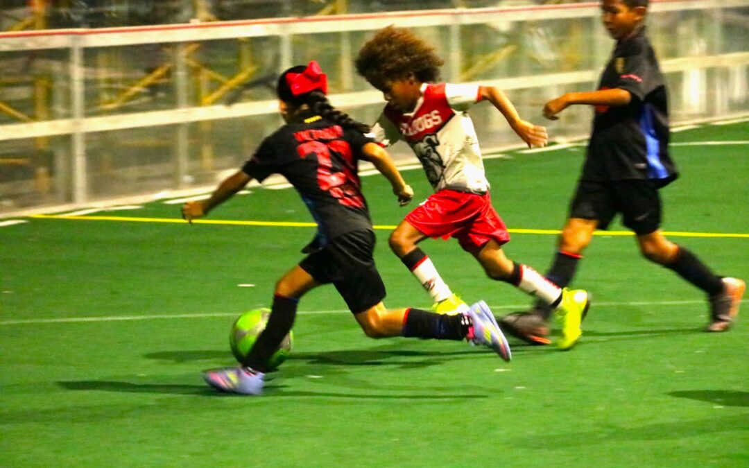 HT Gazca con goles hace valer su autoridad en el fútbol rápido infantil